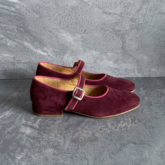 Modelo Simone burdeo mix rosa