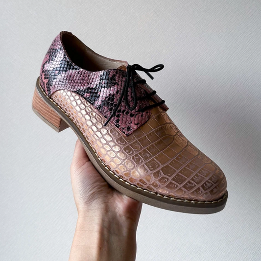 Zapato cobre textura