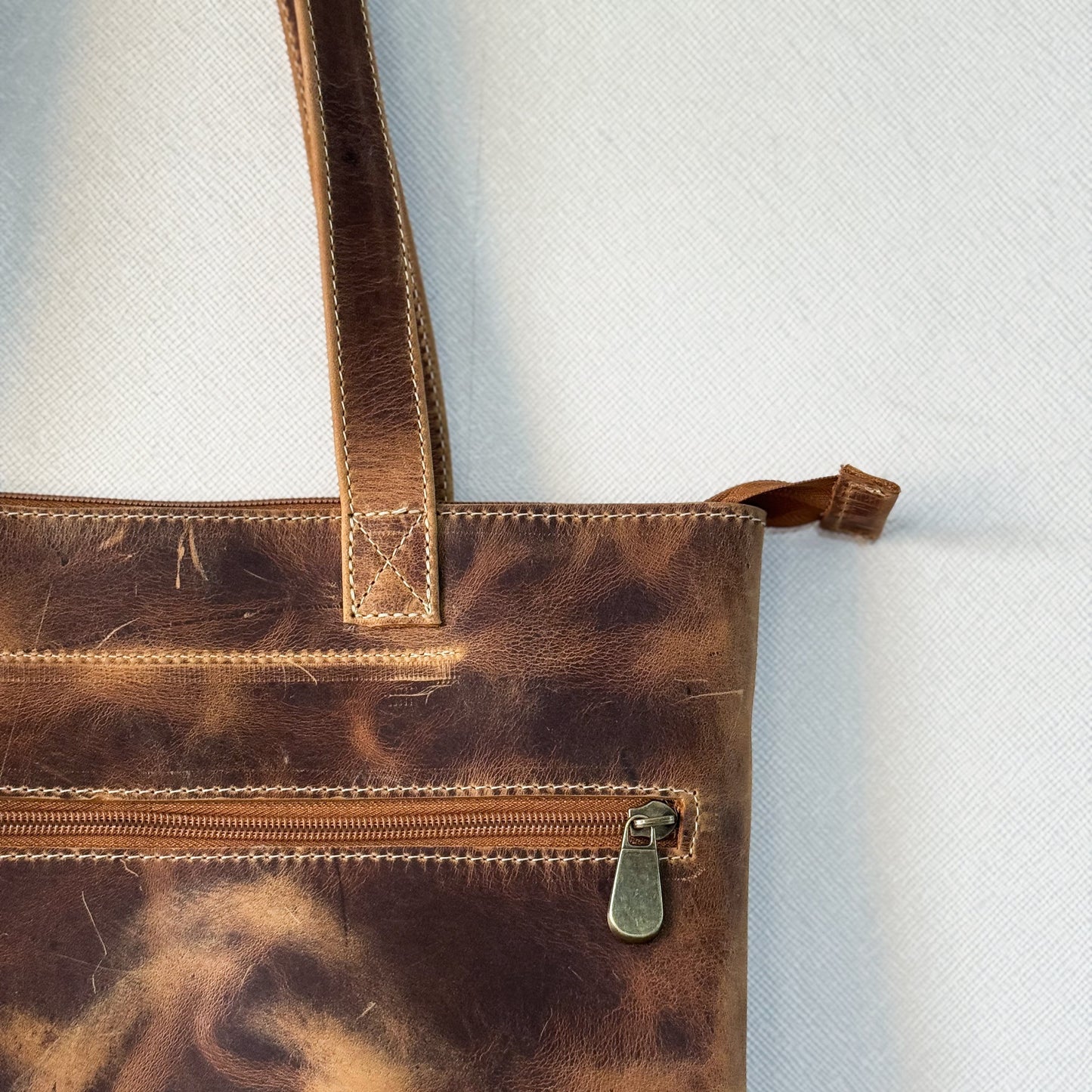Cartera Tote Camel