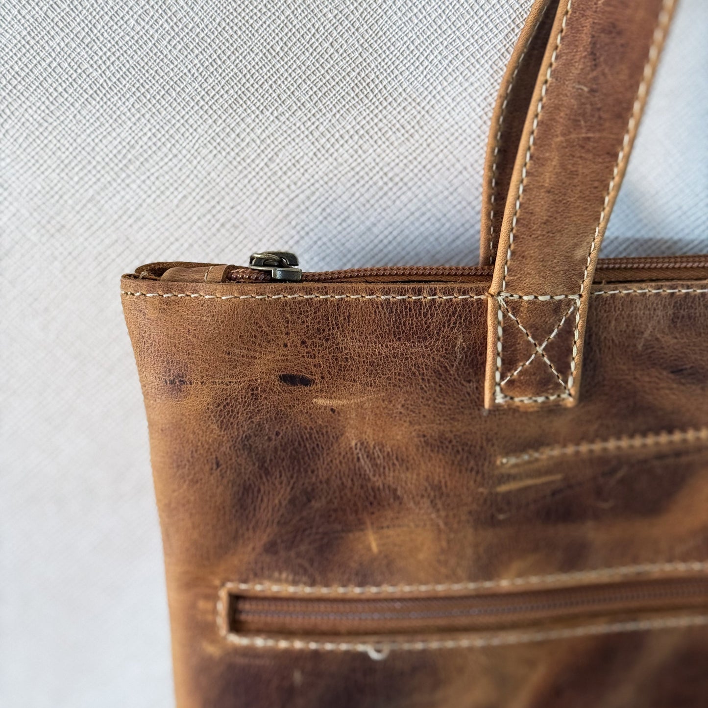 Cartera Tote Camel