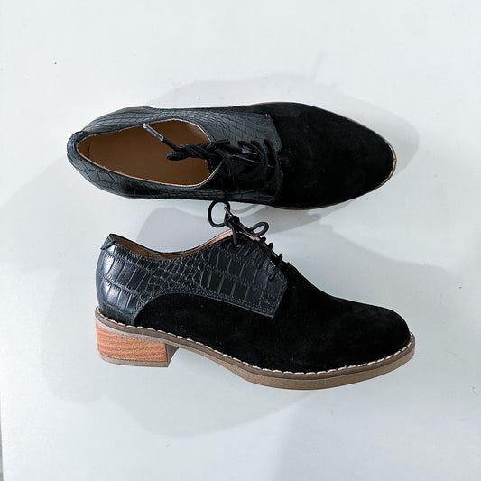 Zapato negro Gamuza