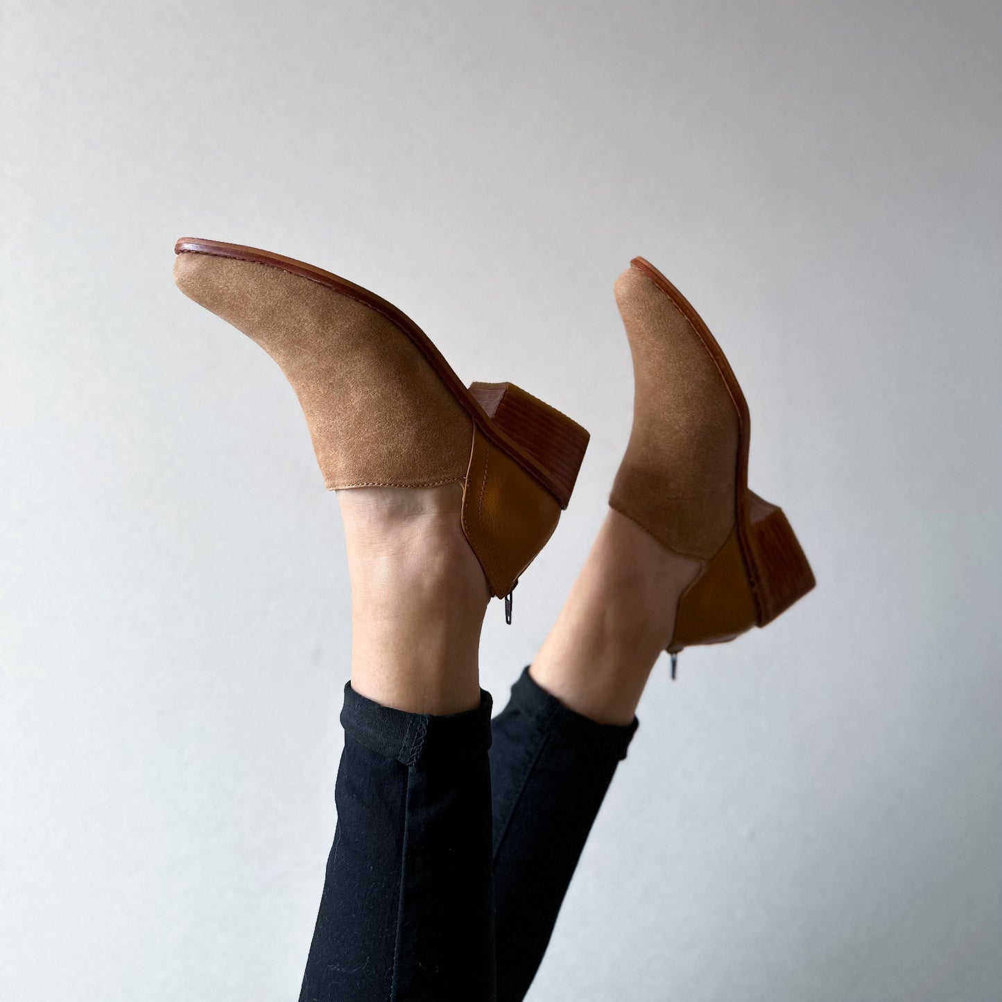 Zapato camel abertura