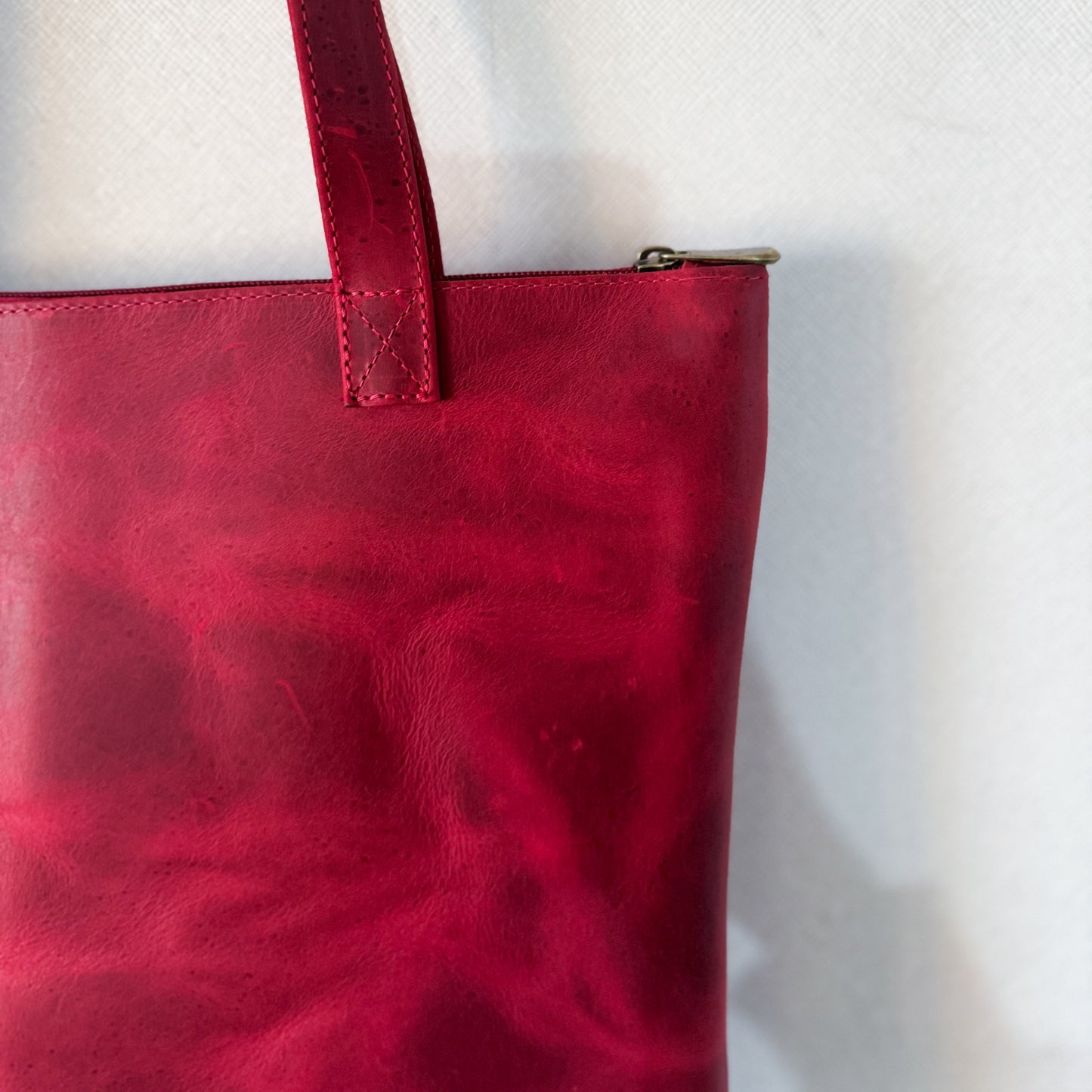 Cartera Tote Roja