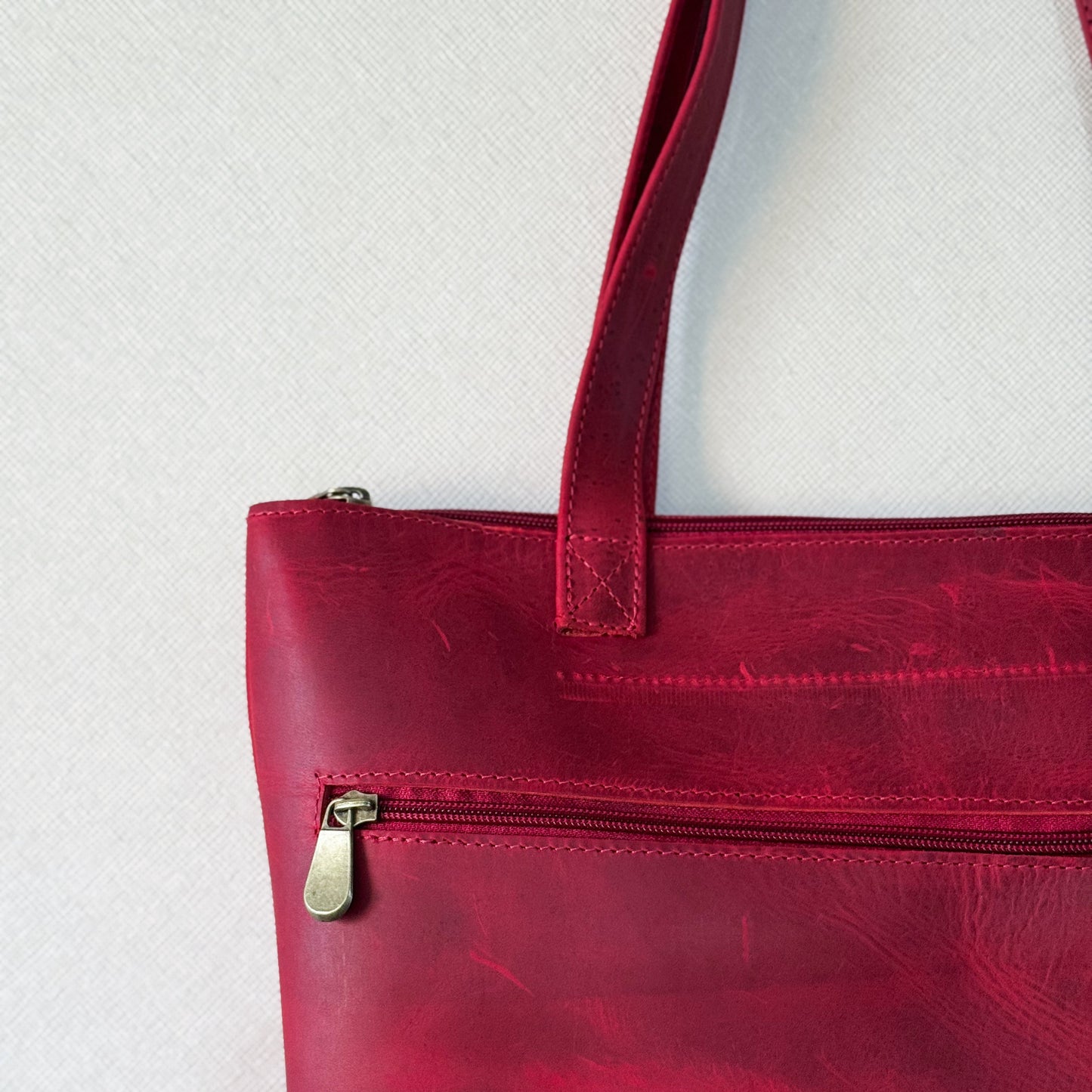 Cartera Tote Roja