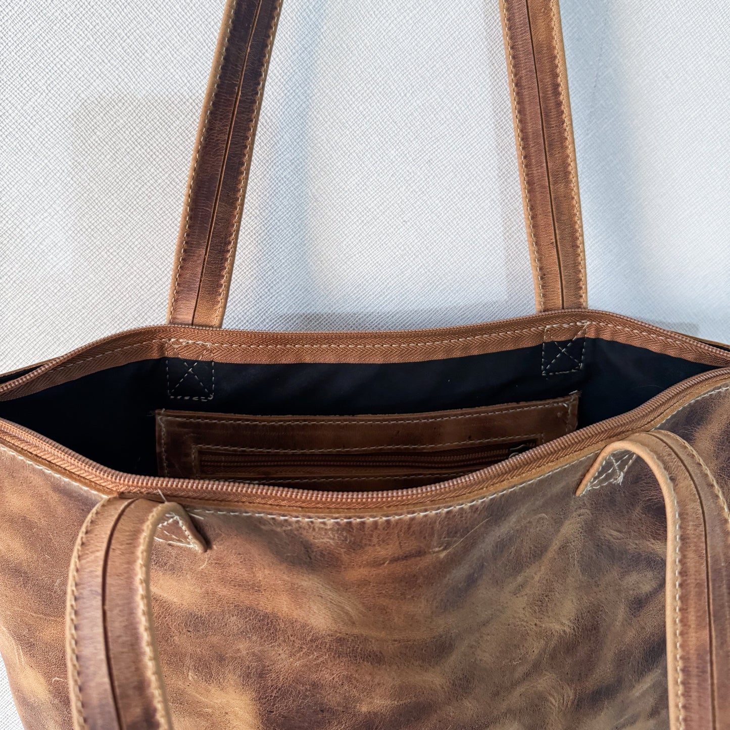 Cartera Tote Camel